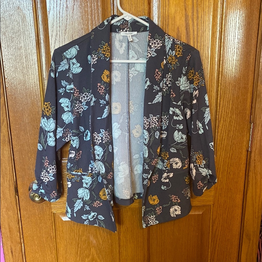 Maurices Floral Women's Lightweight Blazer
